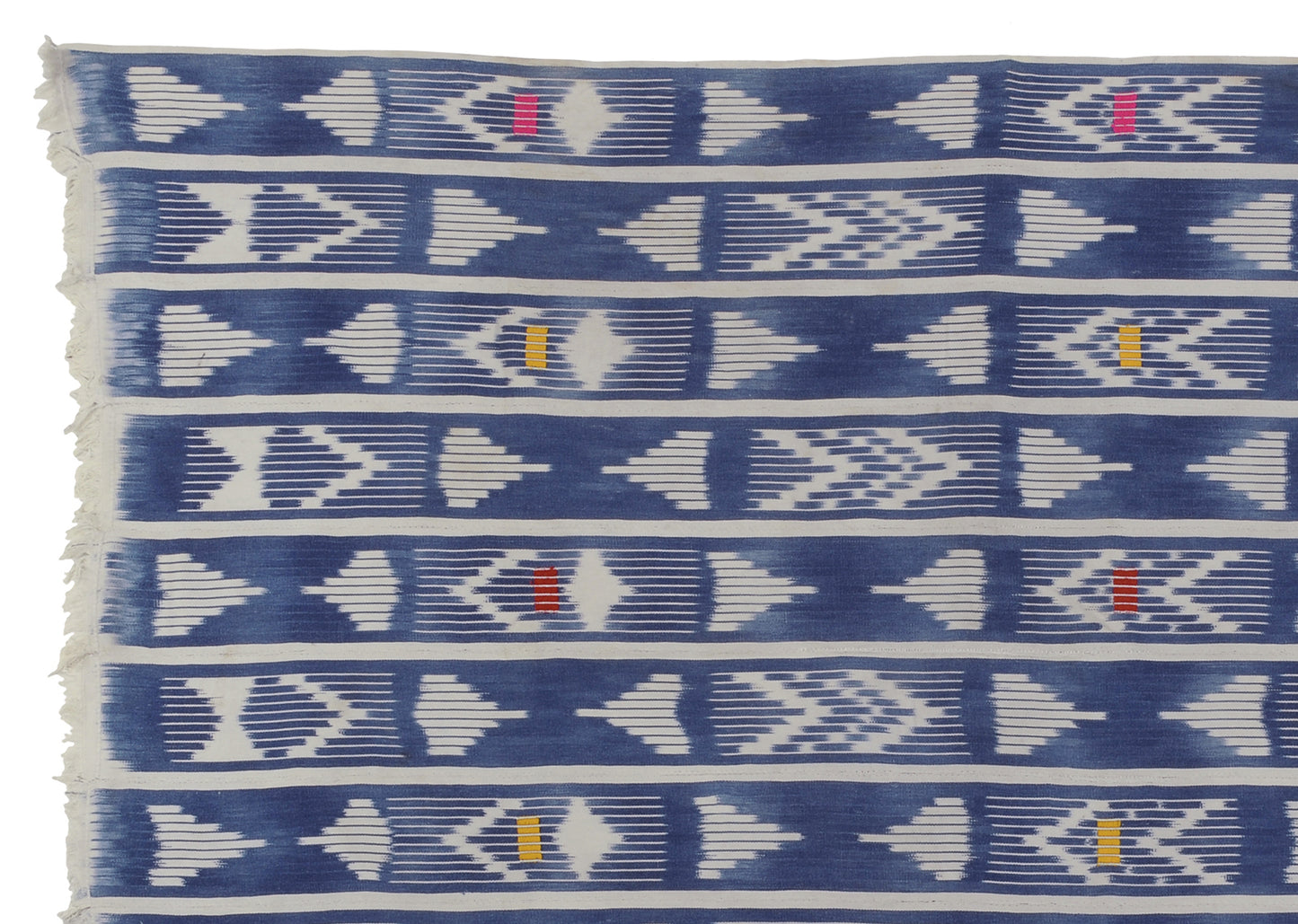 Vintage Handwoven Baule Cloth From Côte D'Ivoire - A Textile Treasure Art - alternate view