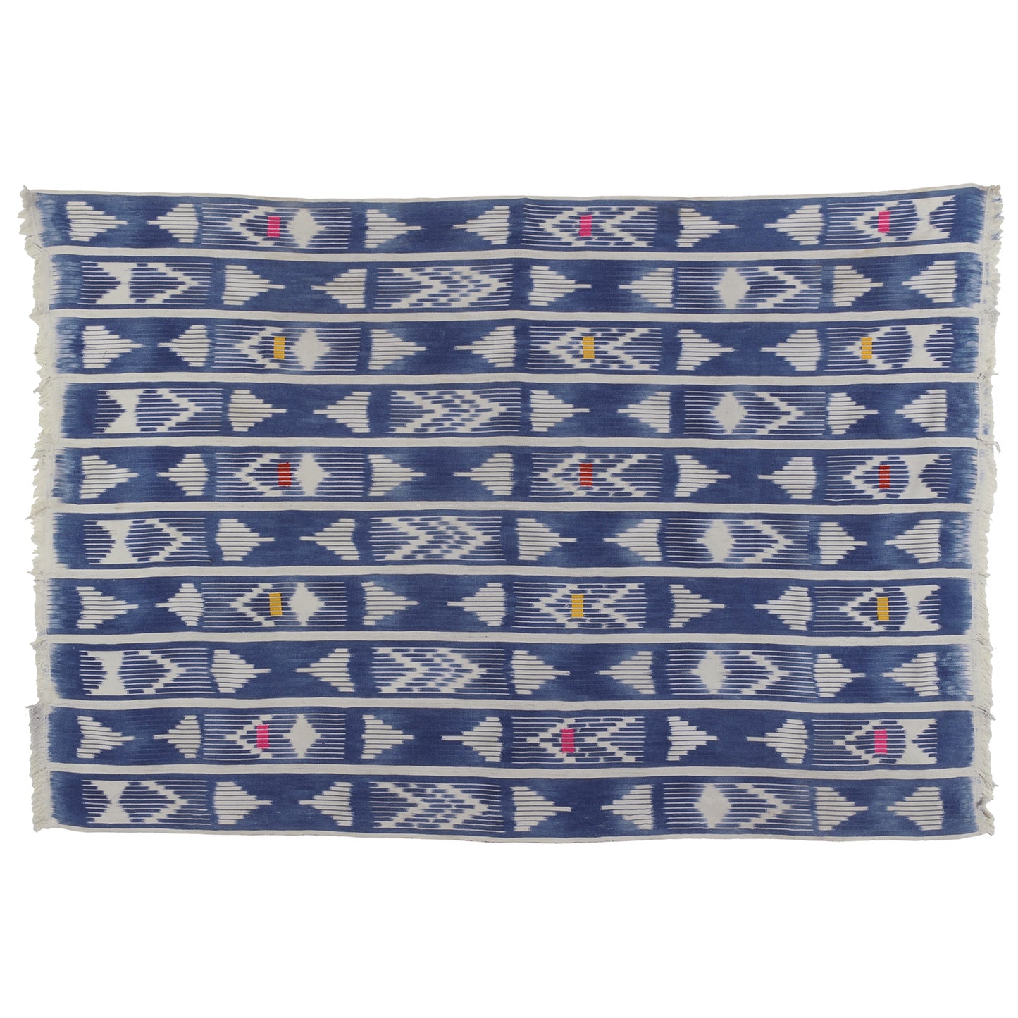 Vintage Handwoven Baule Cloth From Côte D'Ivoire - A Textile Treasure Art
