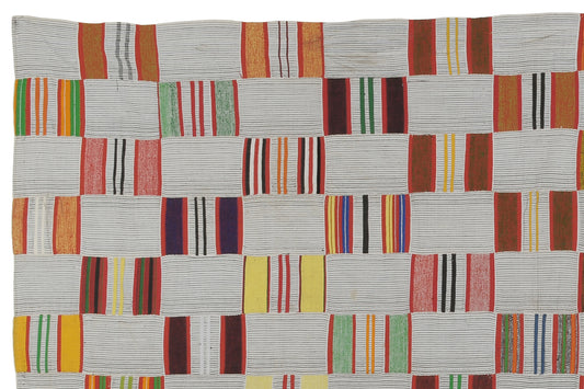 Authentic 1960S-1970S Ewe Kente Cloth From Ghana - A Symbol Of Cultural Heritage - alternate view