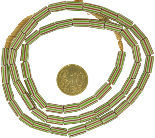 Antique 4-Layer Chevron Bead Strand - Venetian Trade Beads 1900S - alternate view