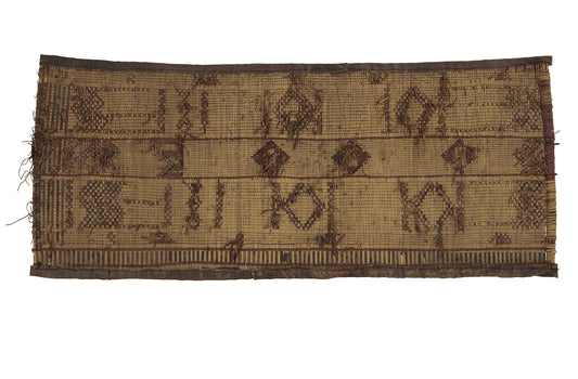 Nomad Ethnic Tuareg Straw Mat 93 × 38 cm – Authentic Sahara Art