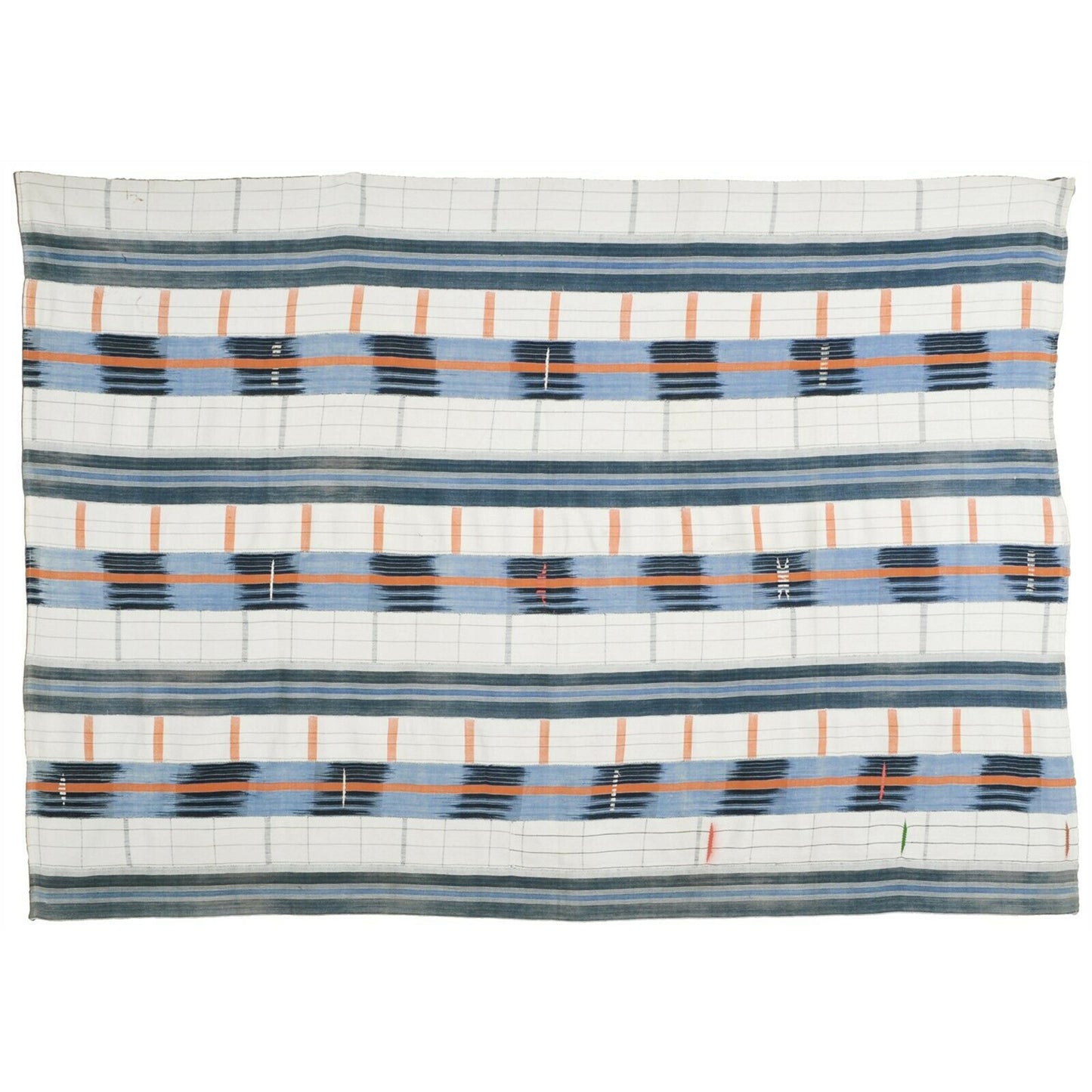 Authentic Handwoven Baule Cloth Woman Size 69″×50″ – Ivory Coast