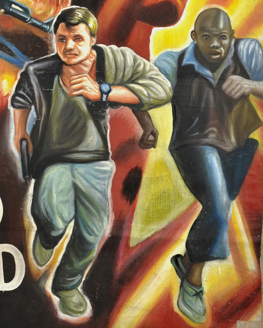 Blood Diamond Hand-Painted Movie Poster | Ghana African Art - alternate view