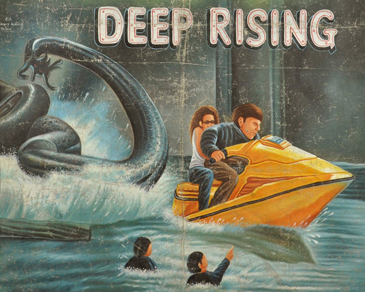 Deep Rising Movie Poster - Unique Hand Painted Art From Ghana - alternate view
