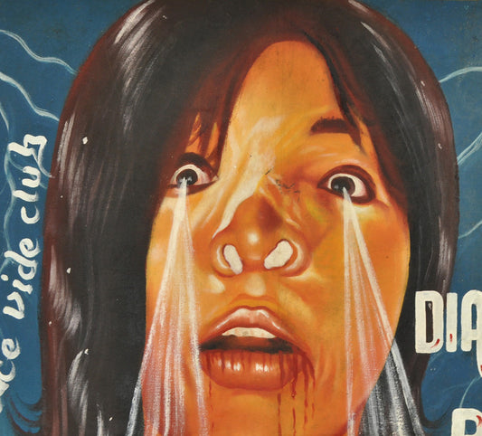 Hand-Painted Diamond Ring 2 Movie Poster - Unique African Art - alternate view