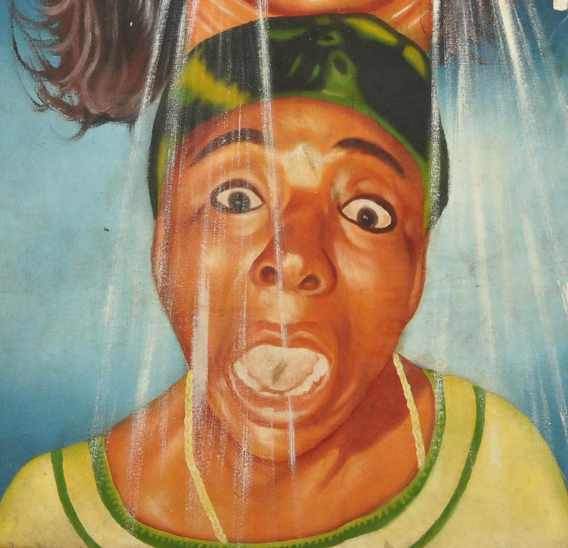 Hand-Painted Diamond Ring 2 Movie Poster - Unique African Art - close-up