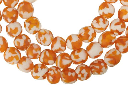 New African Recycled Glass Trade Beads - Ghana Krobo Seed Beads - alternate view