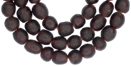 Translucent Krobo Glass Beads 11-12Mm - African Trade Beads - alternate view
