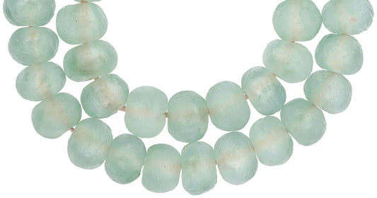 X-Large Translucent Recycled Krobo Glass Beads - 20-22Mm - alternate view