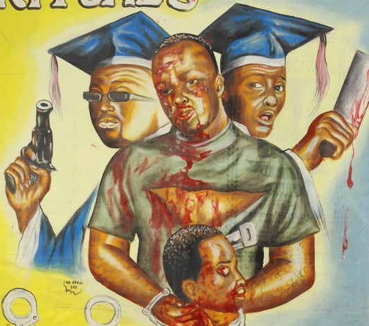 Rituals African Movie Poster - Ghana Hand-Painted Art - alternate view