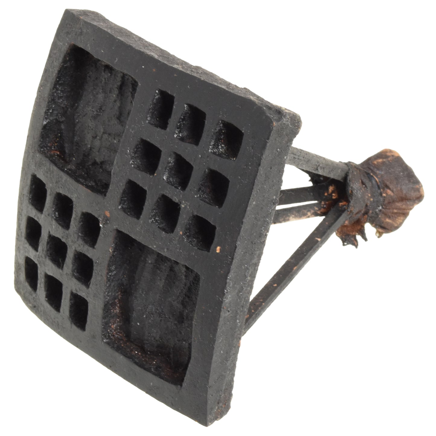 KONTIRE NE AKWAM Adinkra Stamping Block – Elders Council Symbol