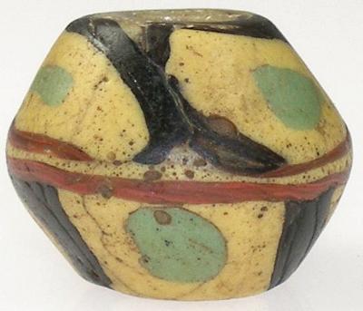 Rare Antique Bodom Authentic African Glass Trade Beads Sb-19704 - alternate view
