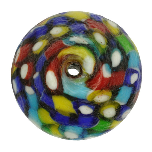 Large Bicone African Trade Beads - Recycled Glass From Ghana - alternate view