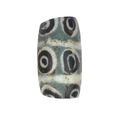 Rare Ghana Krobo Powder Glass Trade Bead 23X13Mm - Tribalgh - alternate view