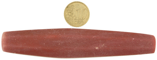 Vintage Czech/Bohemian Large Faceted Glass Trade Bead, Agate Imitation - alternate view