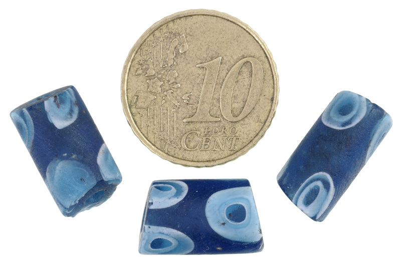 Antique Venetian Millefiori Mosaic Beads - African Trade Beads - alternate view