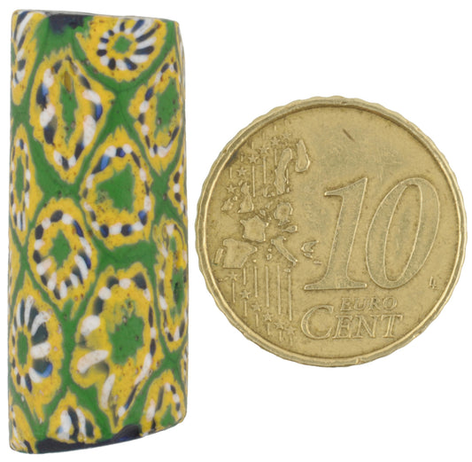 Rare Antique Venetian Millefiori Mosaic Glass Trade Bead - African Trade - alternate view