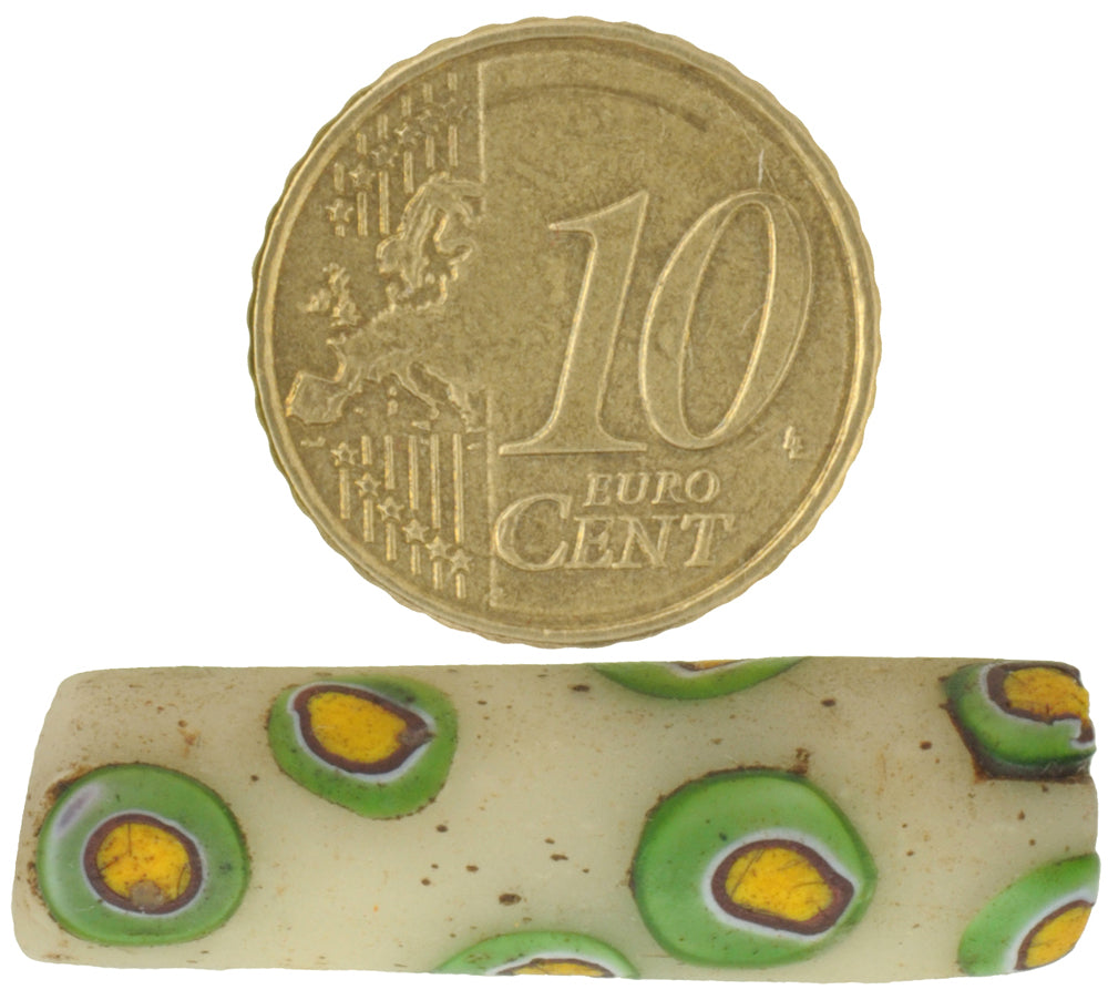 Rare Antique Large Venetian Millefiori Mosaic Trade Bead - African Trade - alternate view