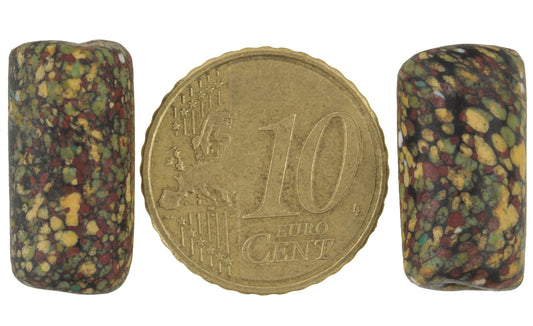 Rare Antique Venetian Millefiori Glass Trade Beads 19X10Mm - alternate view