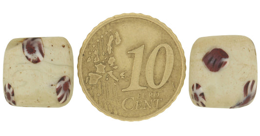 Antique Venetian Millefiori African Trade Beads - Matching Pair, 12Mm - alternate view