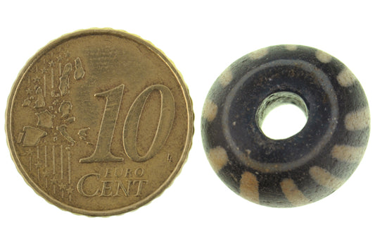 Rare Speo 3 Layer Venetian Chevron Bead | Antique Trade Glass - alternate view