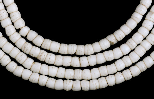 Vintage African Trade Beads - 3Mm Bohemian Molded Czech Glass - alternate view