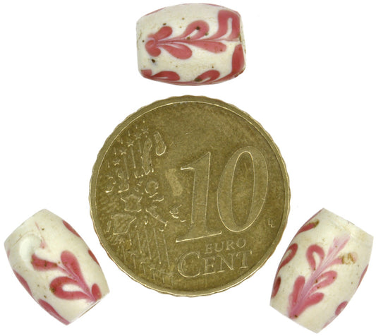 Antique Fancy Venetian Lampwork Trade Beads - Wound Glass Beads 10-11Mm - alternate view