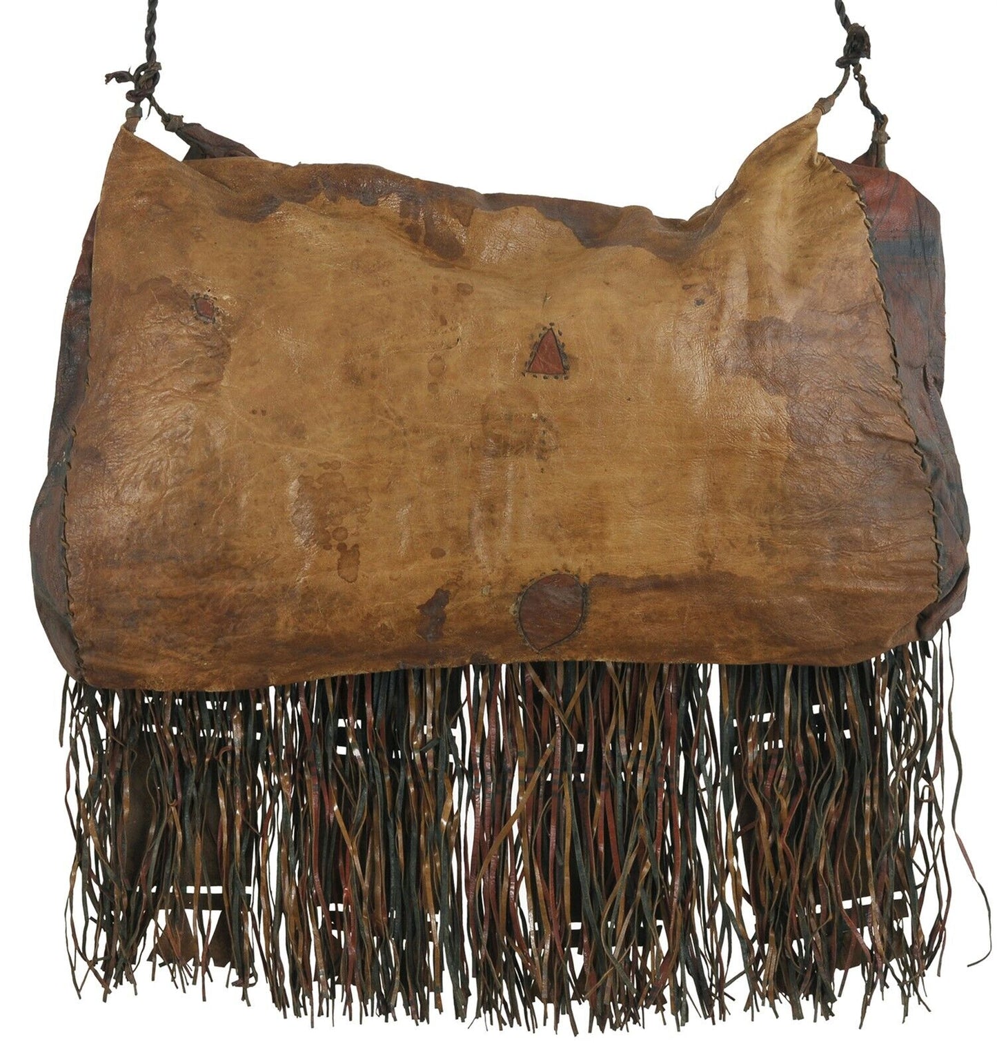 African Tuareg leather camel horse bag from Niger Peul Fulani Sahara - Tribalgh