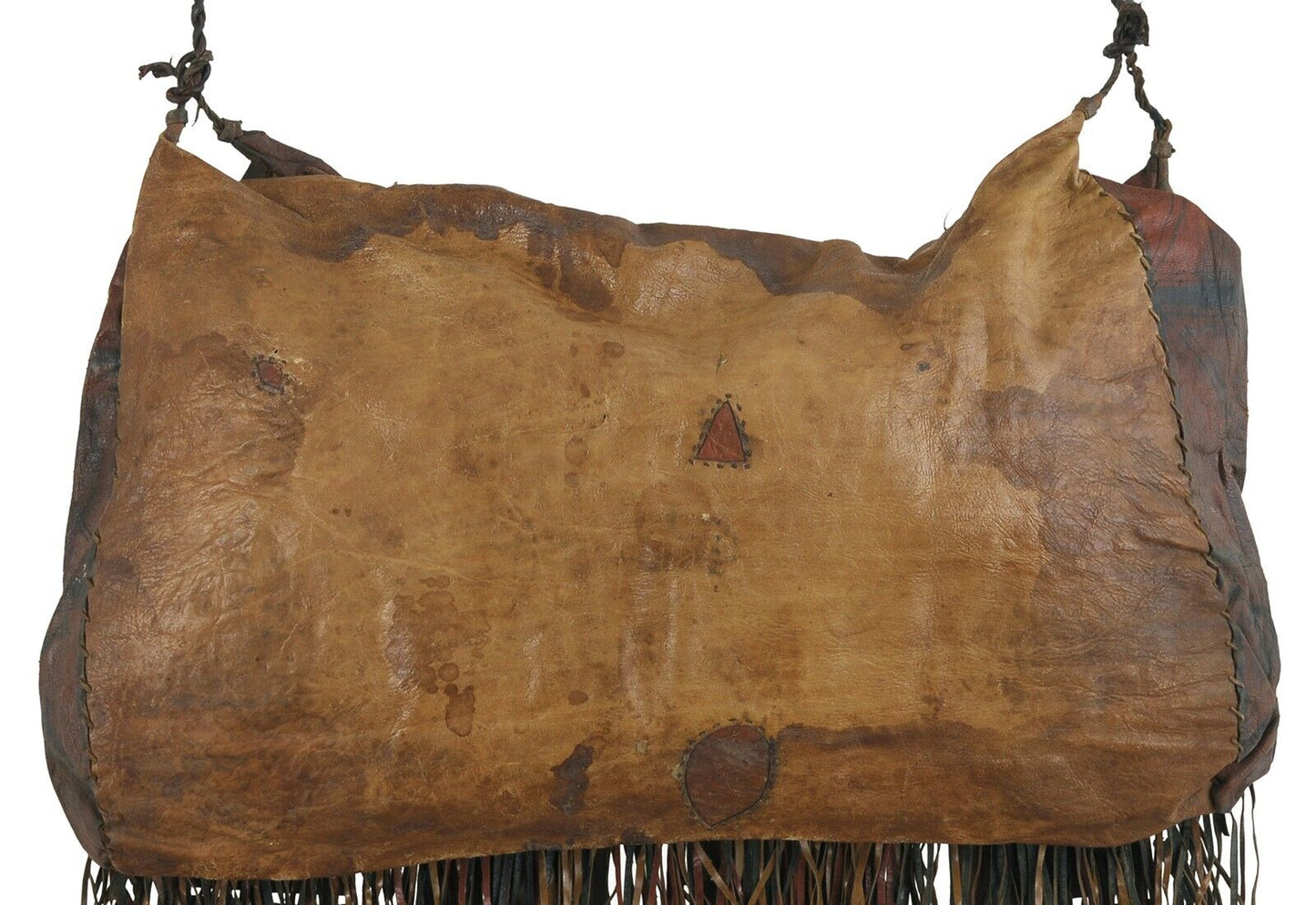 African Tuareg leather camel horse bag from Niger Peul Fulani Sahara - Tribalgh