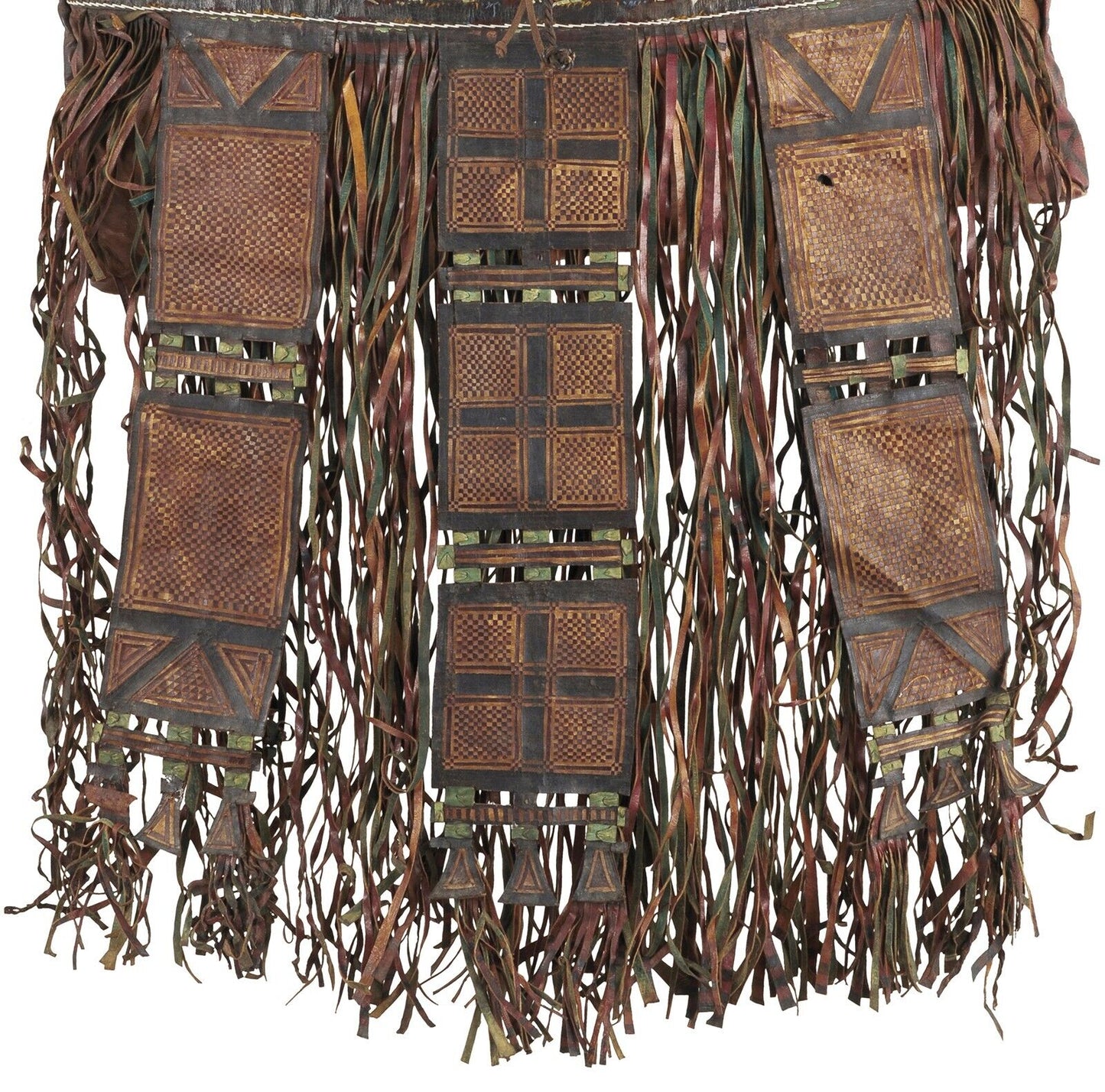 Tuareg leather camel bag Niger Peul Fula African Sahara - Tribalgh