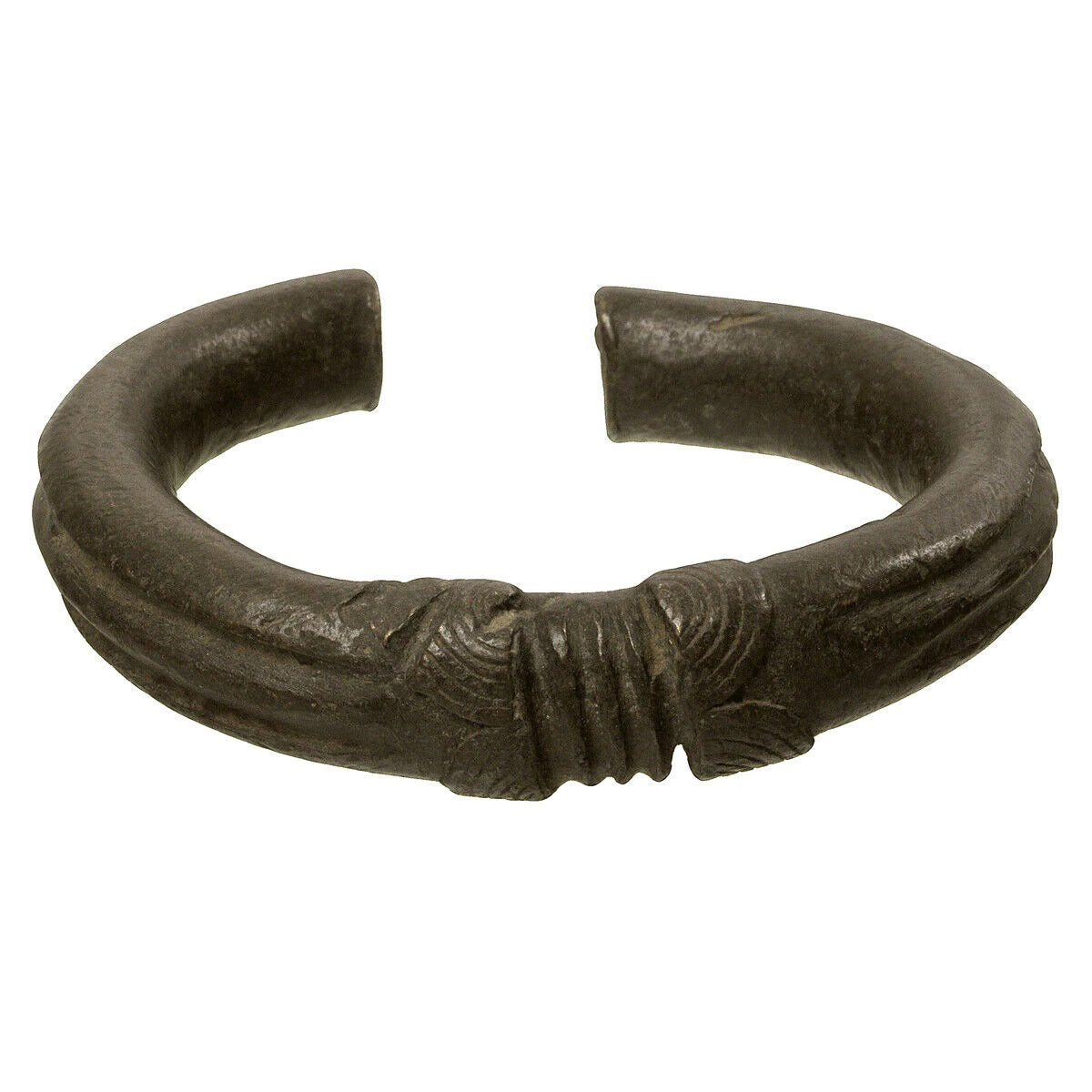 Antique African Brass Bronze bracelet currency Akan Fulani Ghana West Africa Art - Tribalgh