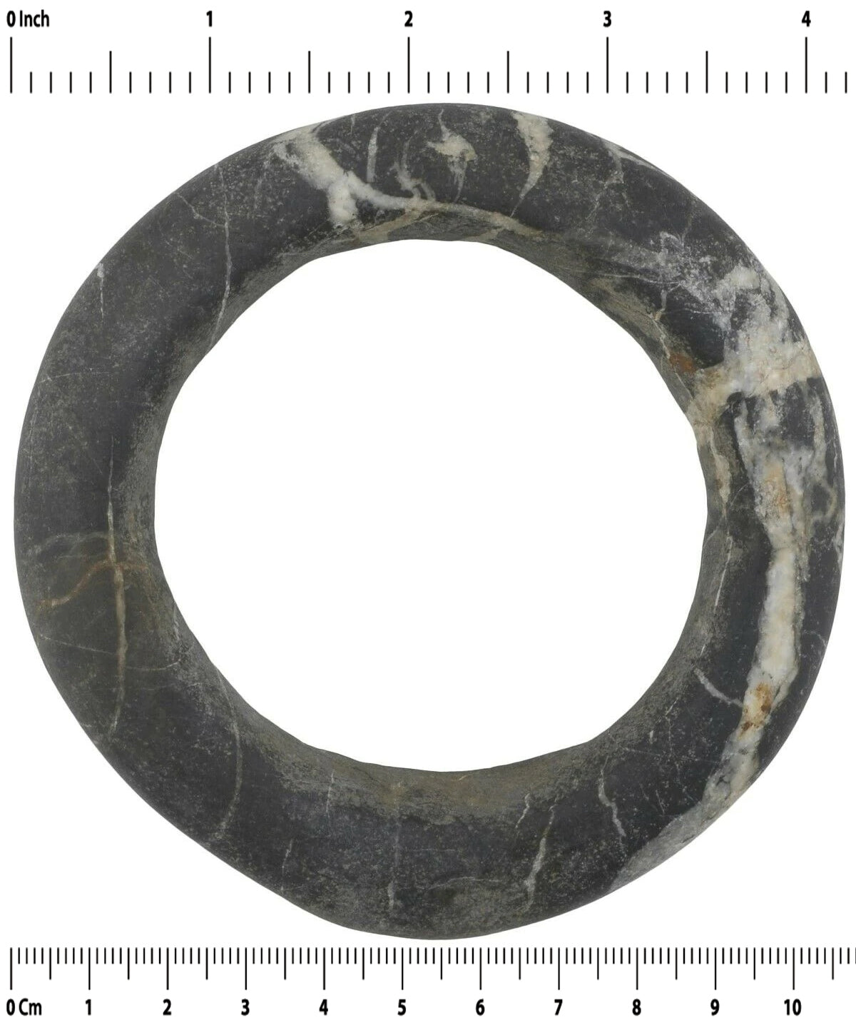 Antique West African Stone Granite Bracelet Armband Currency Mali Dogon Sahara - product focus