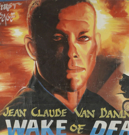 Wake Of Death - Rare Ghana Hand-Painted Movie Poster By Agoosco - alternate view
