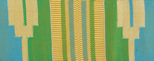 Authentic Kente Scarf: Handwoven Ghanaian Elegance & Heritage - alternate view