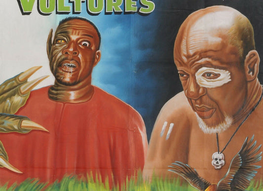 Night Of Vultures Movie Poster | Ghana Hand-Painted Art - alternate view