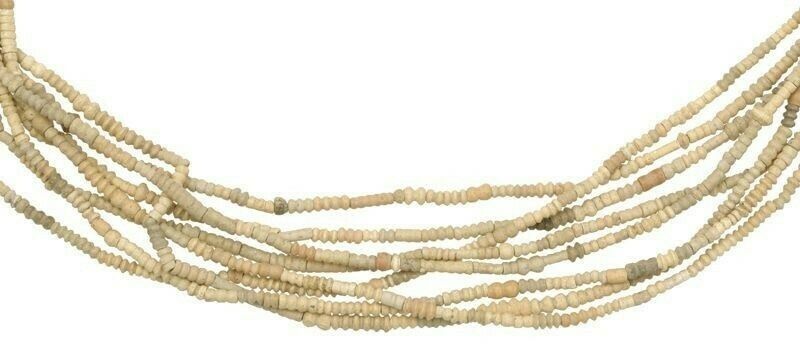 Antique African Terracotta Clay Trade Beads Tiny 2–4 mm Four Strands ≈36″ each