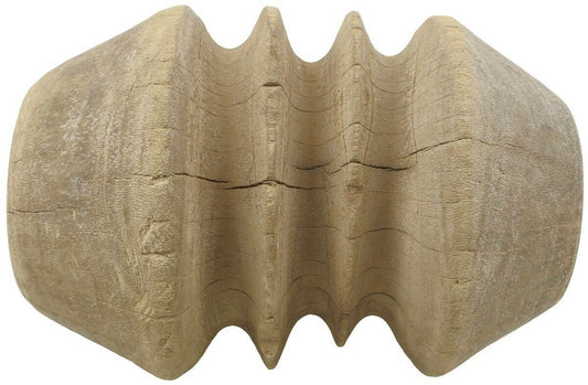 Small Hand‑Carved Tuareg Wooden Well Pulley – 18 cm × 12 cm