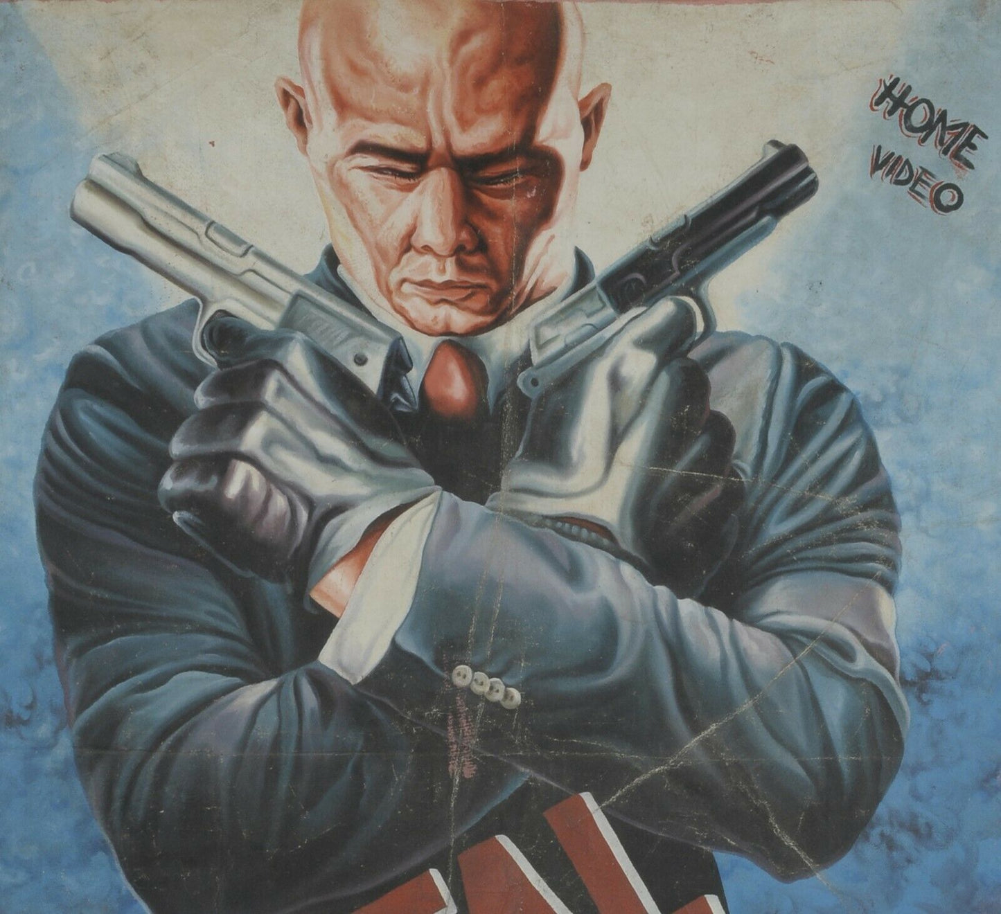 Authentic Hand-Painted "Brutal 11" Movie Poster From Ghana - alternate view