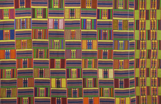 Authentic Vintage Handwoven Ewe Kente Cloth – Woman Size 1970s