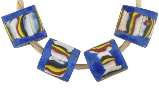 Rare Antique Venetian Millefiori African Trade Beads, 12Mm - alternate view