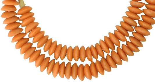 Authentic African Trade Beads: Recycled Krobo Glass Beads, 14Mm - alternate view