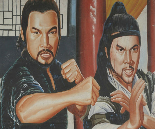 Demon Strike Movie Poster - Authentic Ghanaian Hand-Painted Art - alternate view