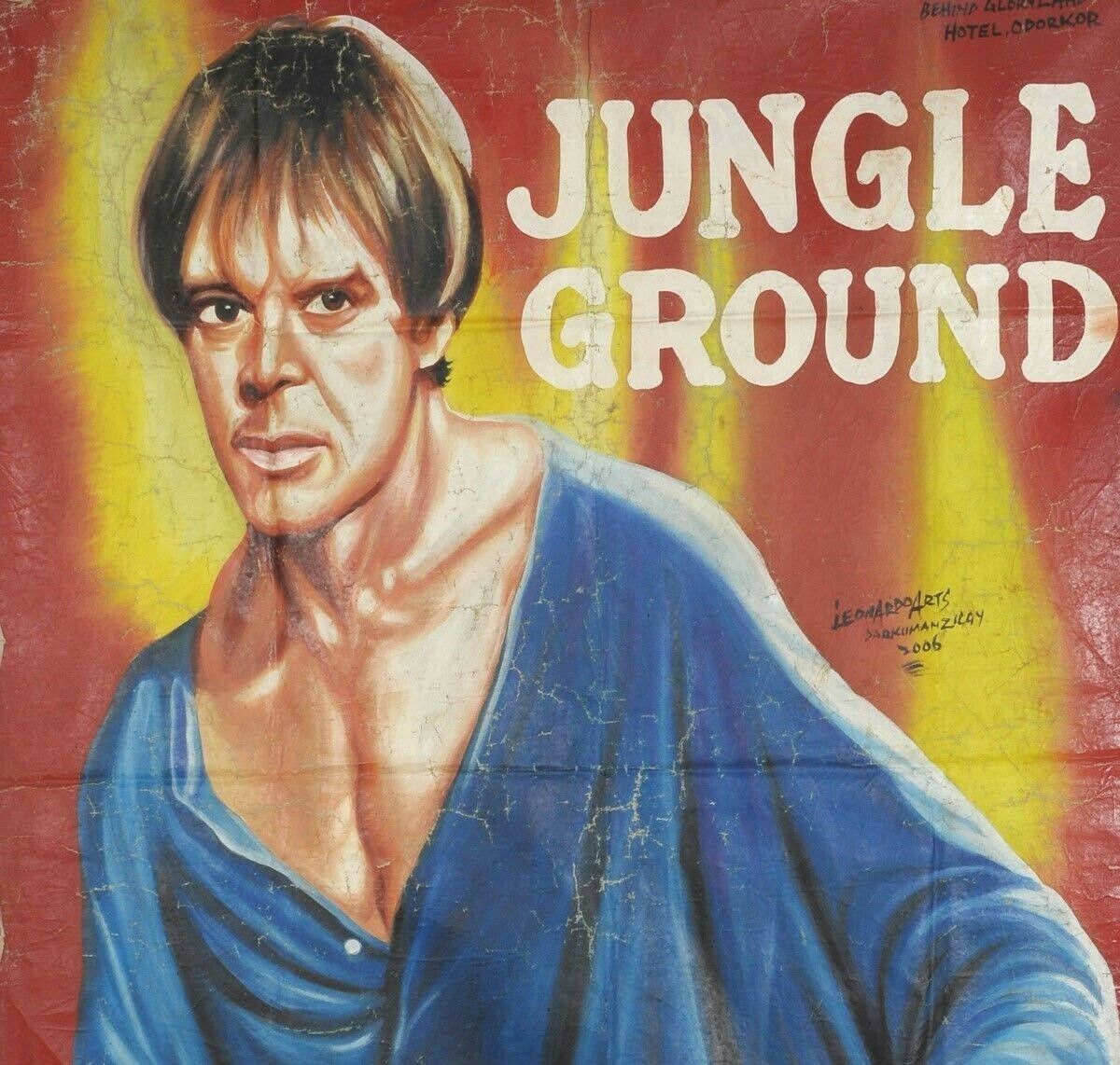 Jungleground Movie Poster - Authentic Ghanaian Artwork - alternate view