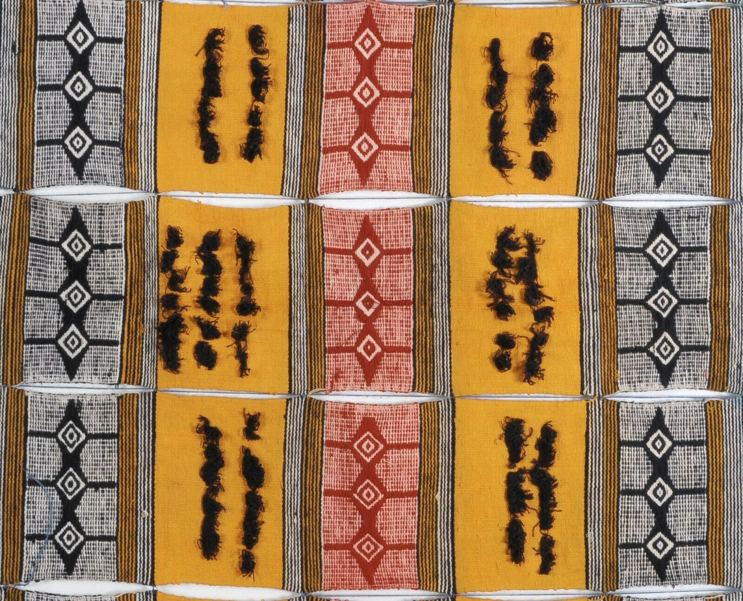 Old African Djerma Niger Handwoven Blanket Tuareg Sahara Tent Hanging Cloth - product focus