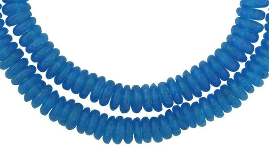 Authentic African Trade Beads - Recycled Glass Beads From Ghana - partial view