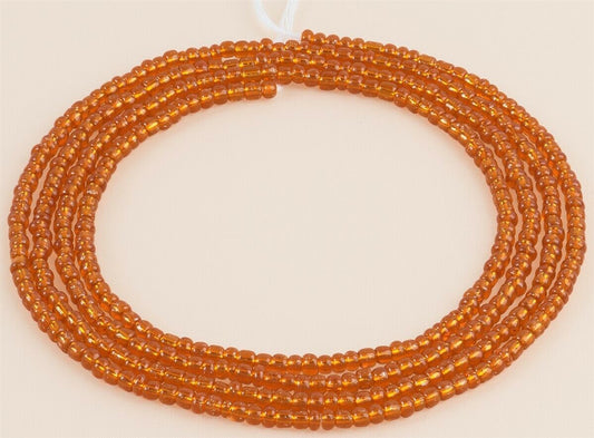 Tie On Radiant Orange African Waist Beads – Handmade Body Bead