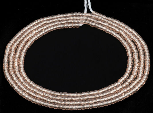 Tie On Blush Pink African Waist Beads – Handmade Body & Belly Jewelry