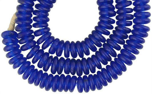 Handmade Ghana Glass Beads - Recycled African Trade Beads - alternate view