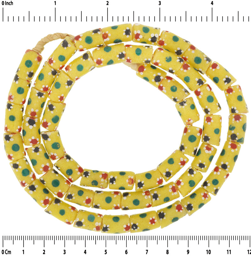 Beautiful African Beads - Handmade From Recycled Glass In Ghana - close-up