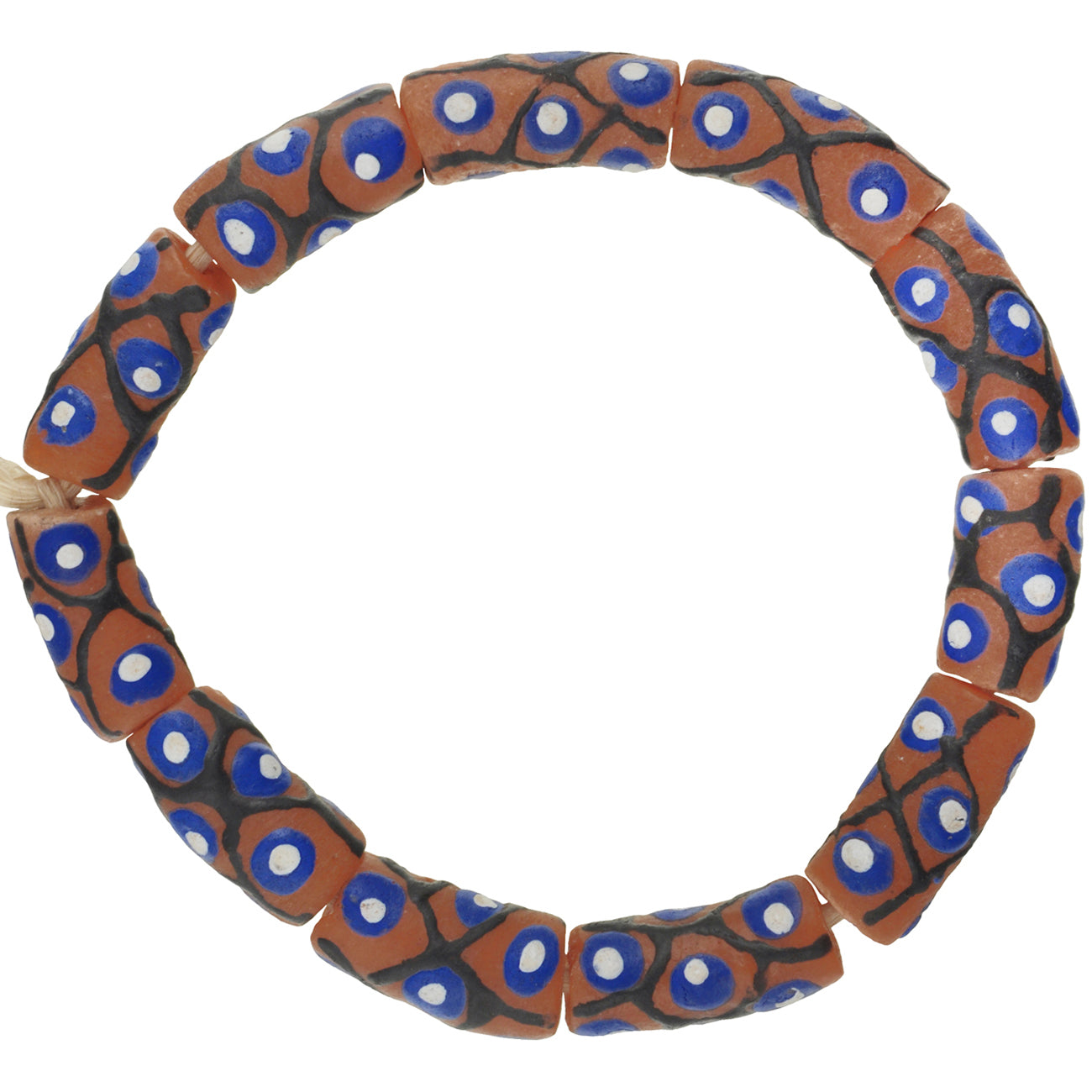 Beads Recycled Powder Glass Krobo Handmade African Ethnic Jewelry